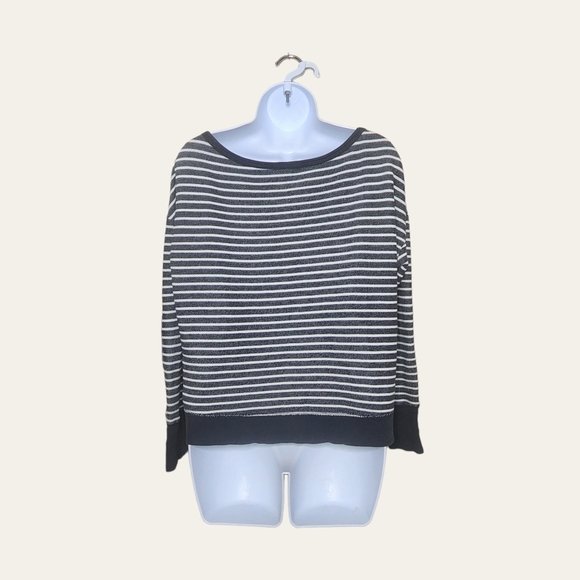 Soft Joie Vega French Terry Striped Sweatshirt - Picture 2 of 5